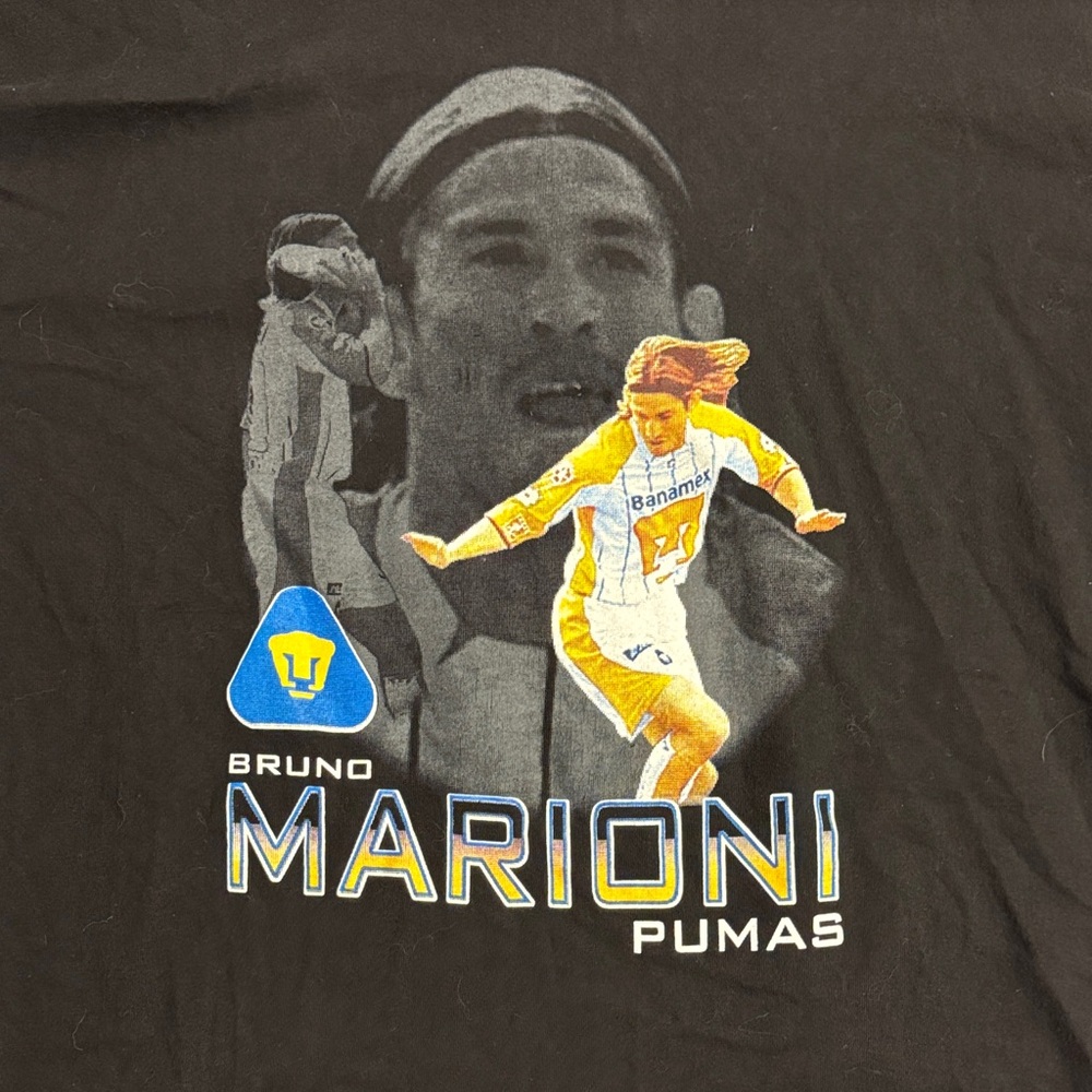 Bruno Marioni Pumas Black Graphic T-Shirt